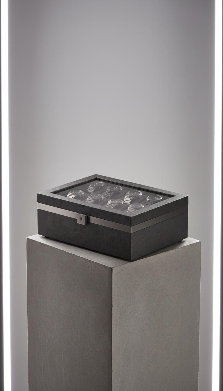 Coffret Graphite Rangement Montre