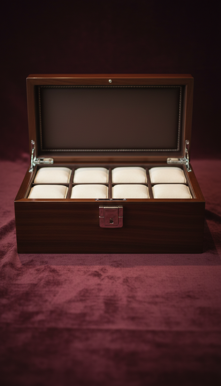 Coffret Bois Précieux et Cuir