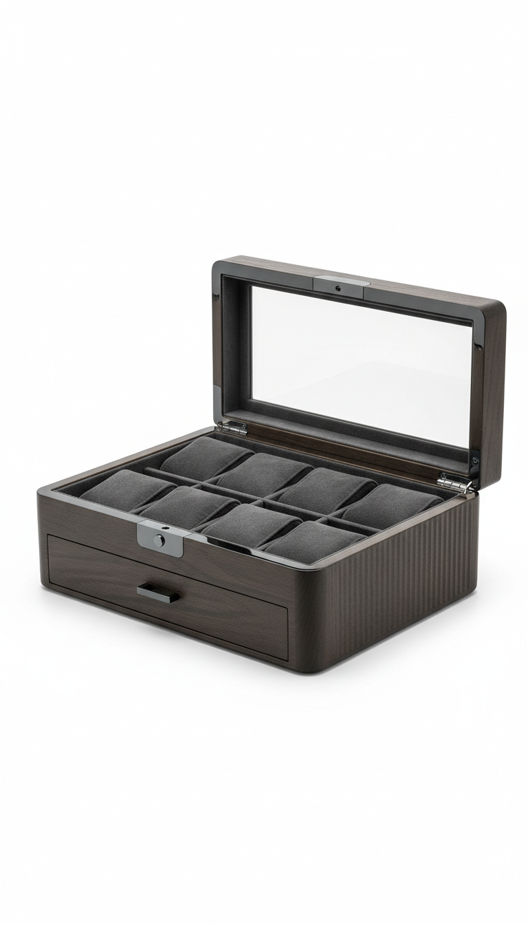 Organisateur Bois Charcoal